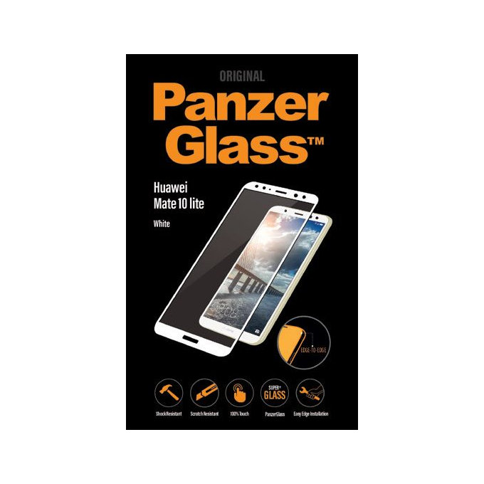 PanzerGlass - Tvrdené sklo pre Huawei Mate 10 lite, biela