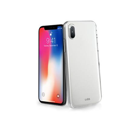 SBS - Clear Fit puzdro pre iPhone X/XS, transparentná