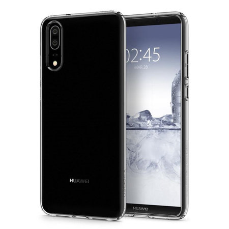 Spigen - Puzdro Liquid Crystal pre Huawei P20, transparentná