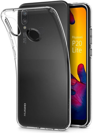 Spigen - Puzdro Liquid Crystal pre Huawei P20 Lite, transparentná