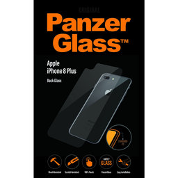 PanzerGlass - Zadné Tvrdené Sklo Backglass pre iPhone 8 Plus, transparentná