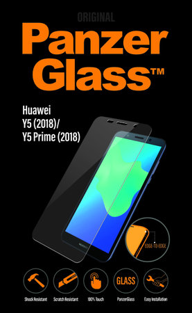 PanzerGlass - Tvrdené Sklo pre Huawei Y5 (2018), Y5 Prime (2018), transparent