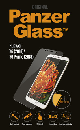 PanzerGlass - Tvrdené sklo pre Huawei Y6 (2018), transparentná