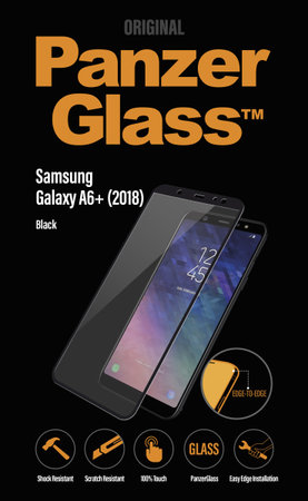 PanzerGlass - Tvrdené Sklo pre Samsung Galaxy A6+ (2018) čierna