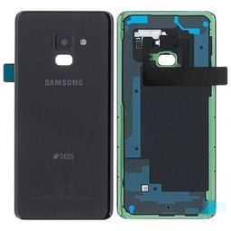 Samsung Galaxy A8 A530F (2018) - Batériový Kryt (Black) - GH82-15557A Genuine Service Pack
