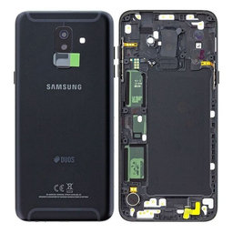 Samsung Galaxy A6 Plus (2018) - Batériový Kryt (Black) - GH82-16431A Genuine Service Pack