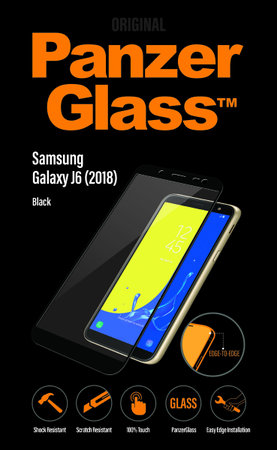 PanzerGlass - Tvrdené Sklo Edge-To-Edge pre Samsung Galaxy J6 (2018), black