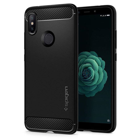 Spigen - Puzdro Rugged Armor pre Xiaomi Mi A2, 6X, čierna