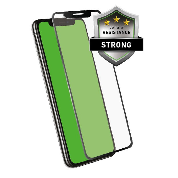 SBS - Tvrdené Sklo 4D Full Glass pre iPhone XR a 11, čierna