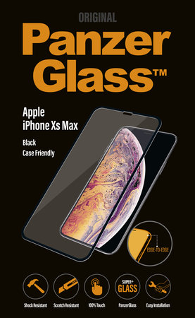 PanzerGlass - Tvrdené sklo Case Friendly pre iPhone 11 Pro Max/XS Max, čierna