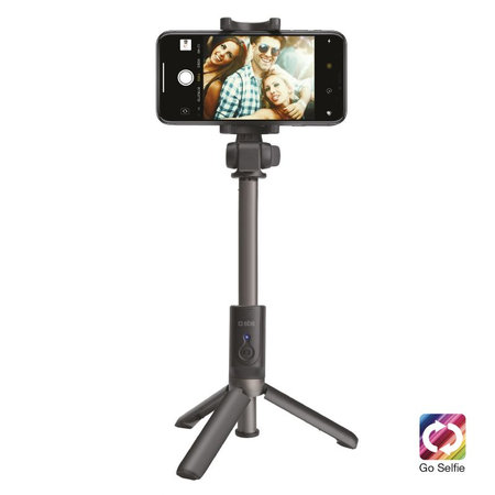 SBS - Selfie Tyč, Tripod, Bezdrôtová Spúšť, black