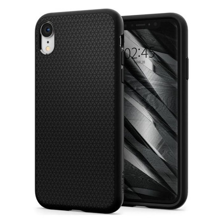 Spigen - Puzdro Liquid Air pre iPhone XR, čierna
