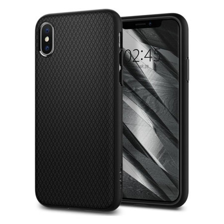 Spigen - Puzdro Liquid Air pre iPhone X a XS, čierna