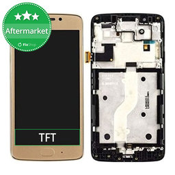 Motorola Moto G5 Plus - LCD Displej + Dotykové Sklo + Rám (Gold) TFT