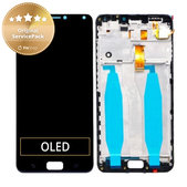 Asus Zenfone 4 Max ZC554KL (X00ID) - LCD Displej + Dotykové Sklo + Rám (Deepsea Black) - 90AX00I1-R20010 Genuine Service Pack