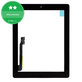 Dotykové sklo s tlačidlom domov pre iPad 3, iPad 4, Black