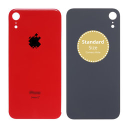 Apple iPhone XR - Sklo Zadného Housingu (Red)