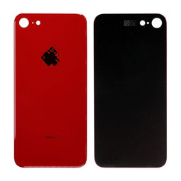 Apple iPhone 8 - Sklo Zadného Housingu (Red)