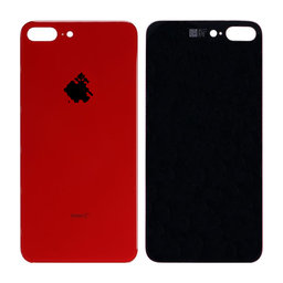 Apple iPhone 8 Plus - Sklo Zadného Housingu (Red)