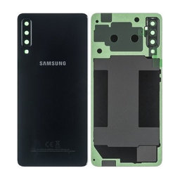 Samsung Galaxy A7 A750F (2018) - Batériový Kryt (Black) - GH82-17829A, GH82-17833A Genuine Service Pack