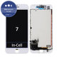 Displej In-Cell pre iPhone 7, White, Dotykové sklo s rámom, FixPremium
