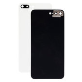 Apple iPhone 8 Plus - Sklo Zadného Housingu s Držiakom Kamery (Silver)