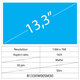 13.3 LCD Slim Matný 30 pin HD
