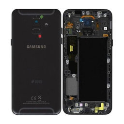 Samsung Galaxy A6 A600 (2018) - Batériový Kryt (Black) - GH82-16423A Genuine Service Pack