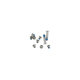 Apple MacBook Air 13" A1369 (Late 2010 - Mid 2011), A1466 (Mid 2012 - Mid 2017) - Set Spodných Skrutiek P5 PENTALOBE