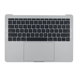 Apple MacBook Pro 13" A1708 (Late 2016 - Mid 2017) - Horný Rám Klávesnice + Klávesnica US + Mikrofón + Trackpad + Reproduktory (Silver)