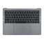 Apple MacBook Pro 13" A1708 (Late 2016 - Mid 2017) - Horný Rám Klávesnice + Klávesnica US + Mikrofón + Trackpad + Reproduktory (Space Gray)