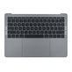 Apple MacBook Pro 13" A1708 (Late 2016 - Mid 2017) - Horný Rám Klávesnice + Klávesnica US + Mikrofón + Trackpad + Reproduktory (Space Gray)