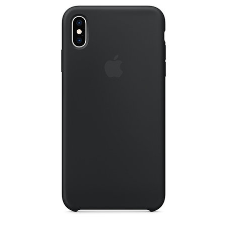 Apple - Silikónové púzdro pre iPhone XS Max, (Black)