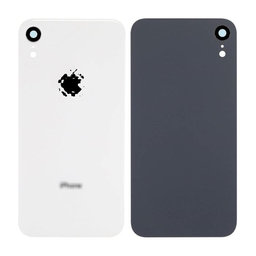 Apple iPhone XR - Sklo Zadného Housingu + Sklíčko Kamery (White)