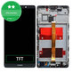 Huawei Mate 8 - LCD Displej + Dotykové Sklo + Rám (Space Gray) TFT