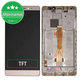Huawei Mate S - LCD Displej + Dotykové Sklo + Rám (Gold) TFT