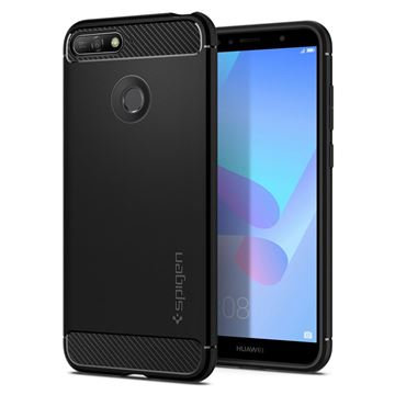 Spigen - Puzdro Rugged Armor pre Huawei Y6 2018, čierna