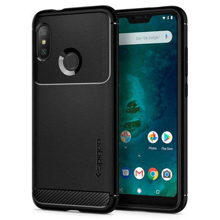 Spigen - Puzdro Rugged Armor pre Xiaomi Mi A2 Lite/Redmi 6 Pro, čierna