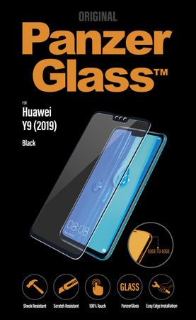 PanzerGlass - Tvrdené Sklo pre Huawei Y9 2019, black