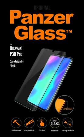 PanzerGlass - Tvrdené Sklo Case Friendly pre Huawei P30 Pro, black