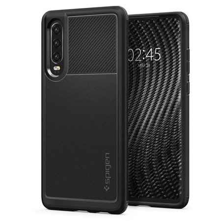 Spigen - Puzdro Rugged Armor pre Huawei P30, čierna