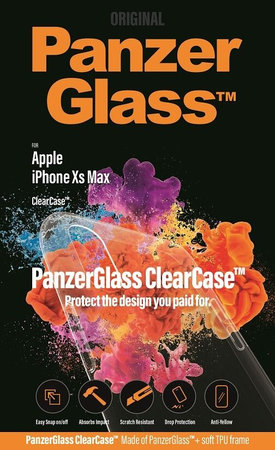 PanzerGlass - Puzdro ClearCase pre iPhone XS Max, transparentná