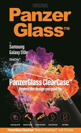 PanzerGlass - ClearCase Puzdro pre Samsung Galaxy S10e, transparentná