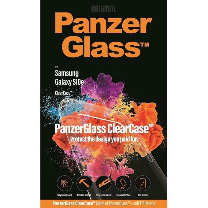 PanzerGlass - ClearCase Puzdro pre Samsung Galaxy S10e, transparentná