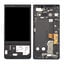 Blackberry Key2 - LCD Displej + Dotykové Sklo + Rám (Black) TFT