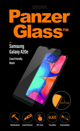 PanzerGlass - Tvrdené Sklo Case Friendly pre Samsung Galaxy A10e a A20e, čierna