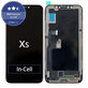 Displej In-Cell pre iPhone XS, Dotykové sklo s rámom, FixPremium