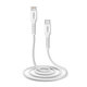 SBS - Lightning / USB-C Kábel (1m), biela