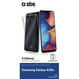 SBS - Puzdro Skinny pre Samsung Galaxy A20e, transparentná