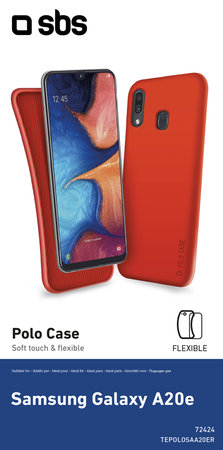 SBS - Puzdro Polo pre Samsung Galaxy A20e, červená